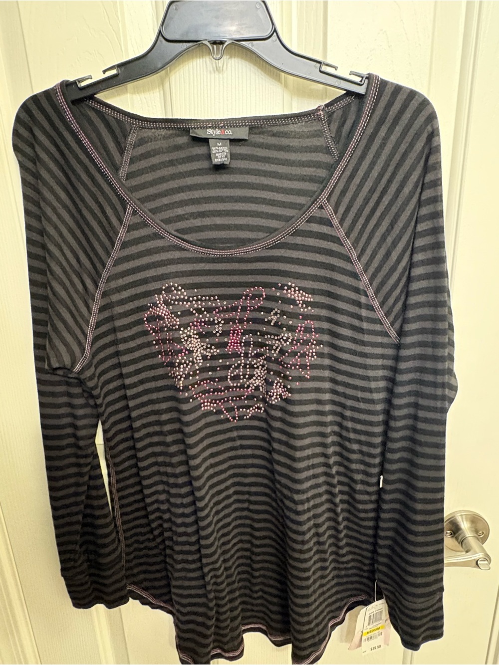 NWT M- Style & Co. Women's Breast Cancer Awareness Susan G. Komen